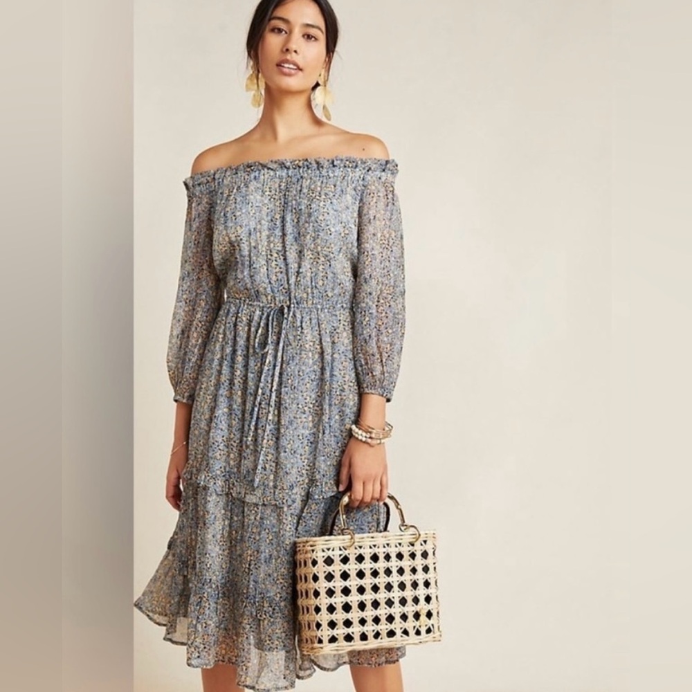 Anthropologie Bohemian Midi Dress, Size: 14